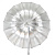 Зонт параболический Godox UB-130S серебро/черный
