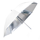 Фотозонт Godox UB-001 101cm серебро/белый Фотозонт Godox UB-001 101cm серебро/белый